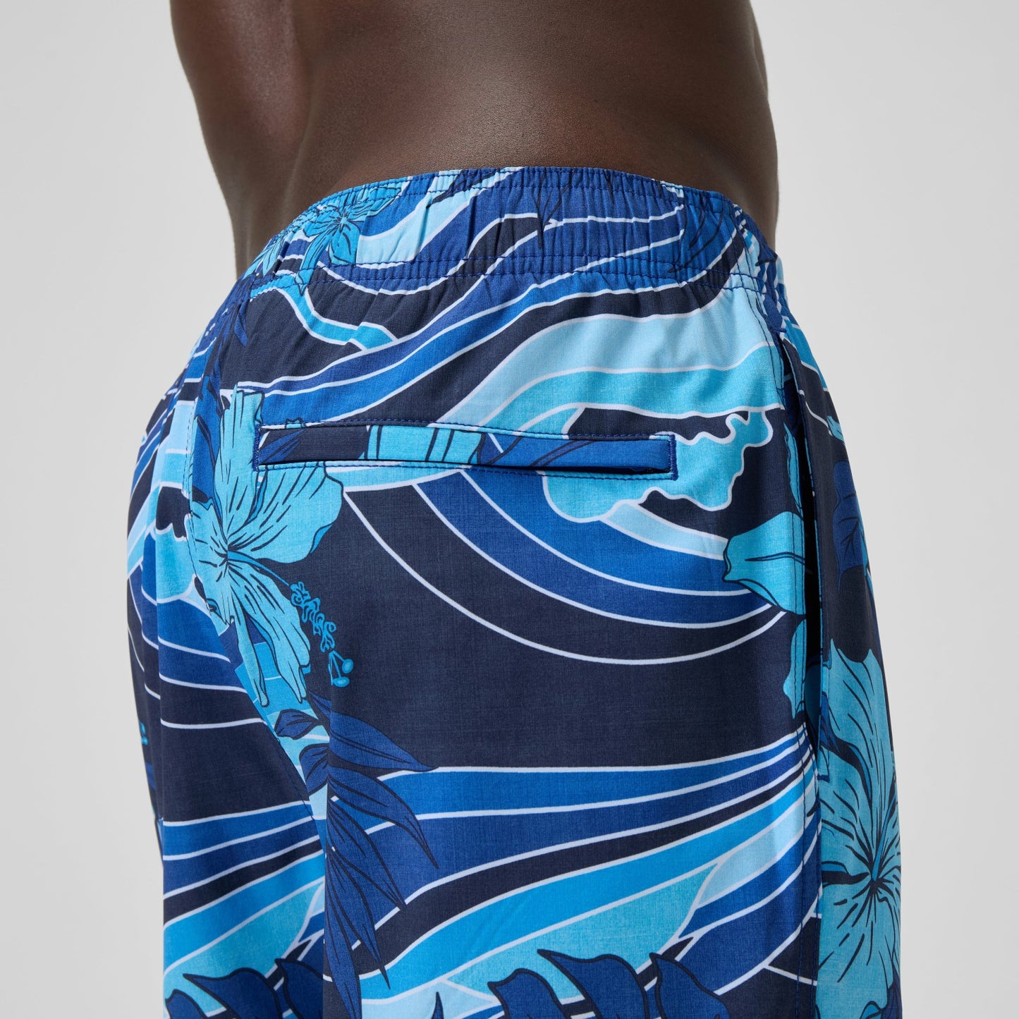 Print Rondo Edge Volley Swim Shorts Navy - Speedo