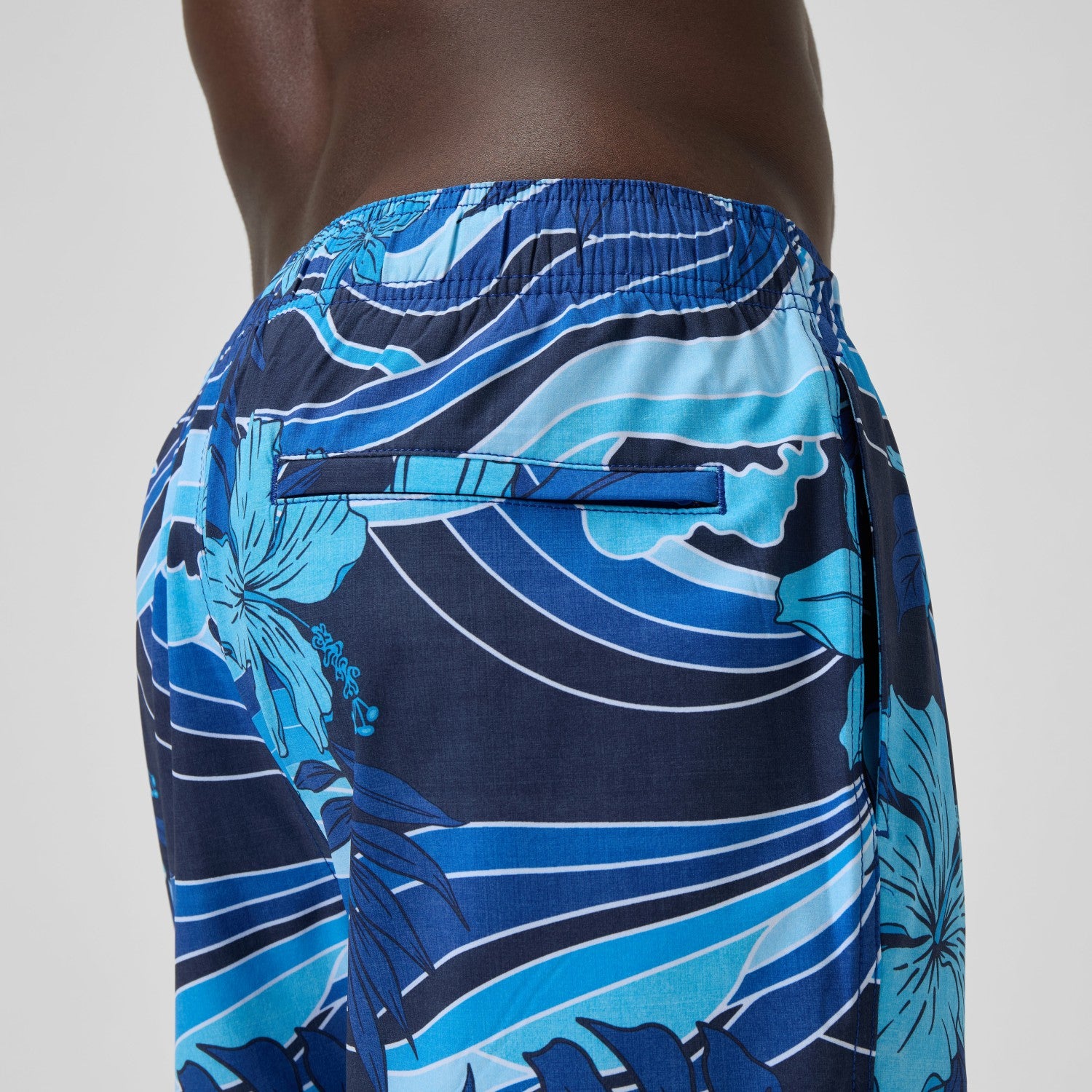 Print Rondo Edge Volley Swim Shorts Navy - Speedo