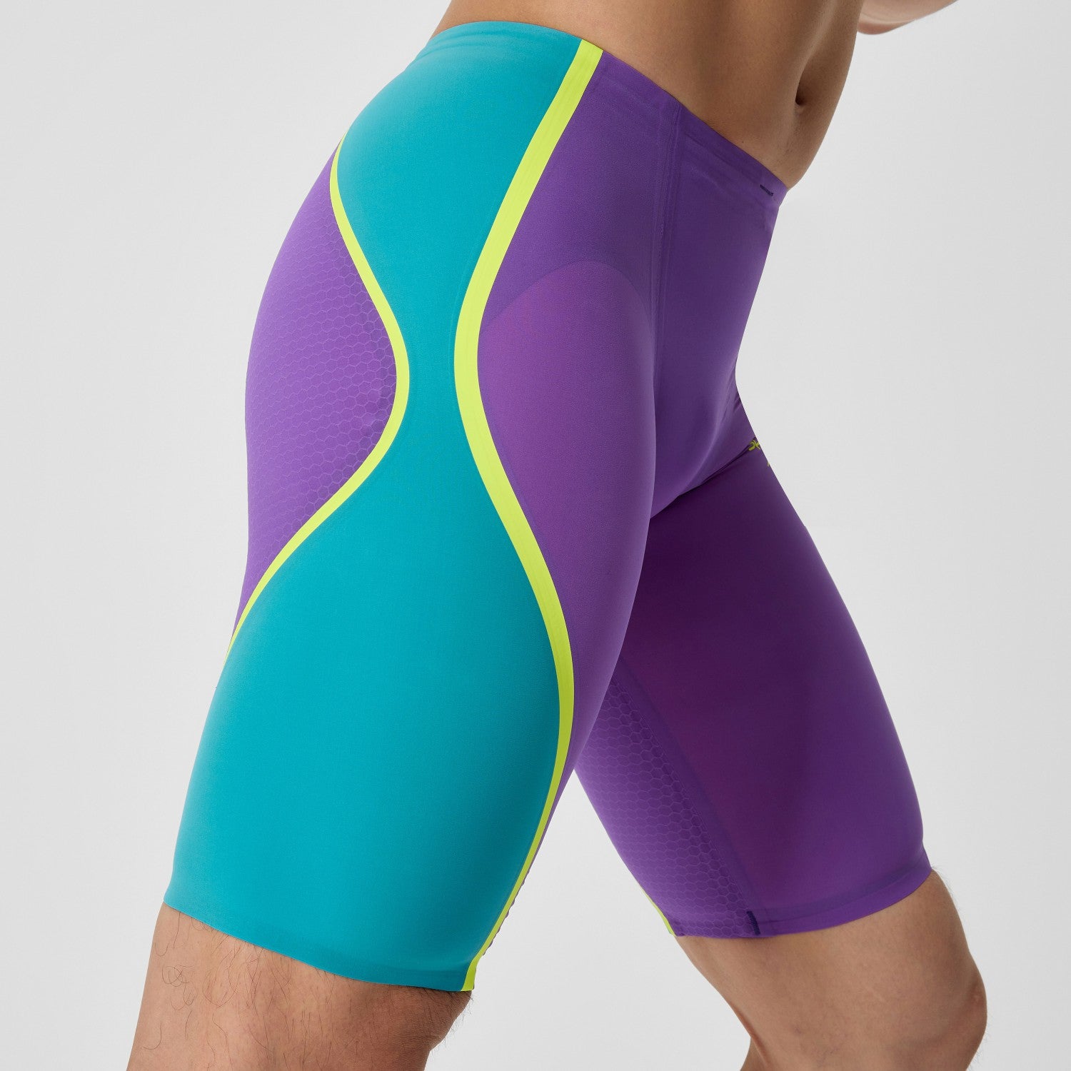 Fastskin LZR Pure Intent 2.0 High Waisted Jammer Purple/Blue - Speedo