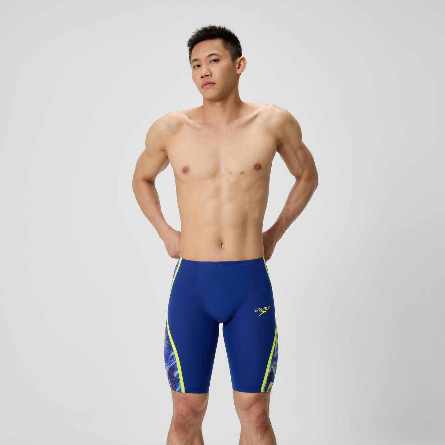 Fastskin LZR Pure Intent 2.0 High Waisted Jammer Navy/Blue/Yello - Speedo