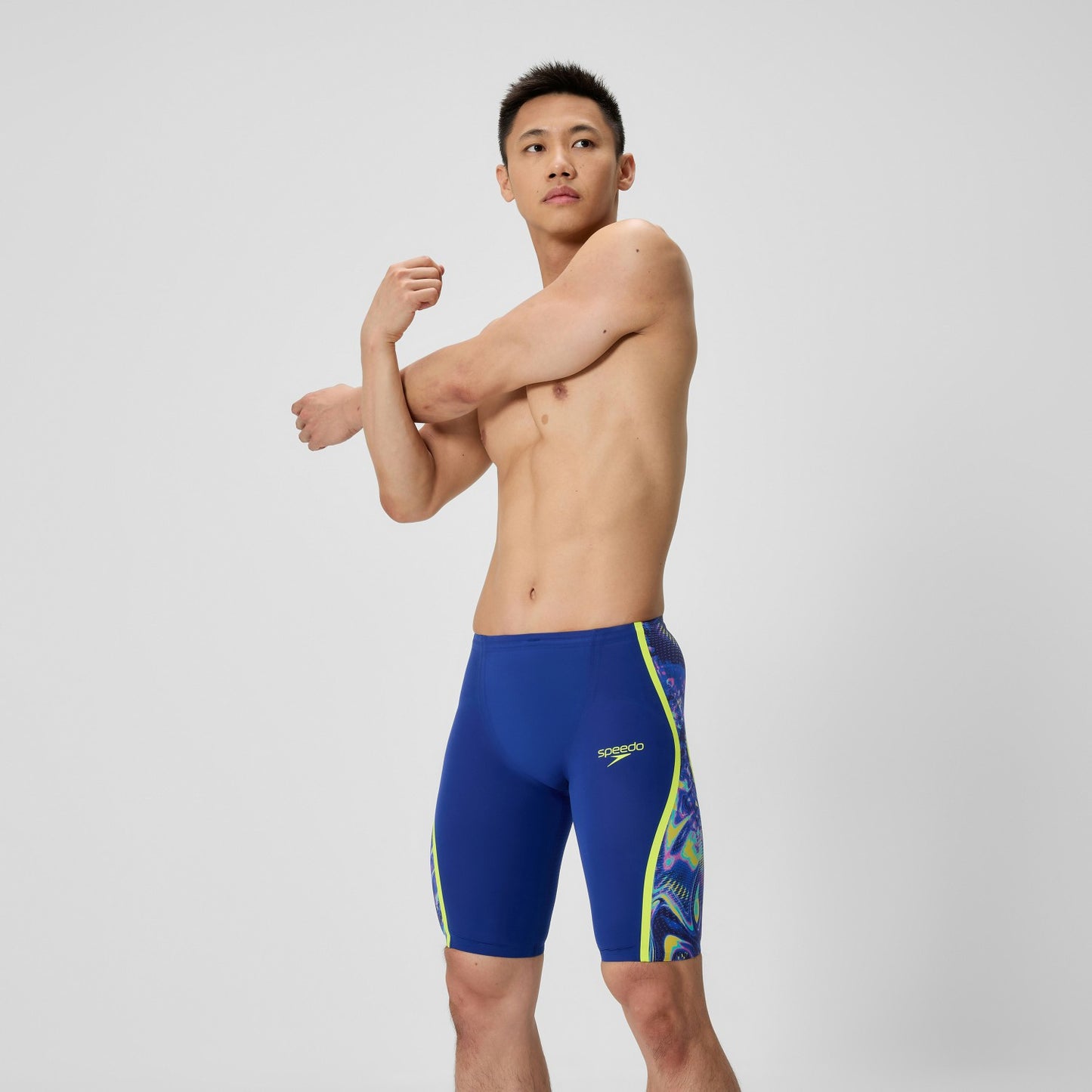 Fastskin LZR Pure Intent 2.0 High Waisted Jammer Navy/Blue/Yello - Speedo