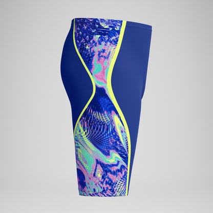 Fastskin LZR Pure Intent 2.0 High Waisted Jammer Navy/Blue/Yello - Speedo