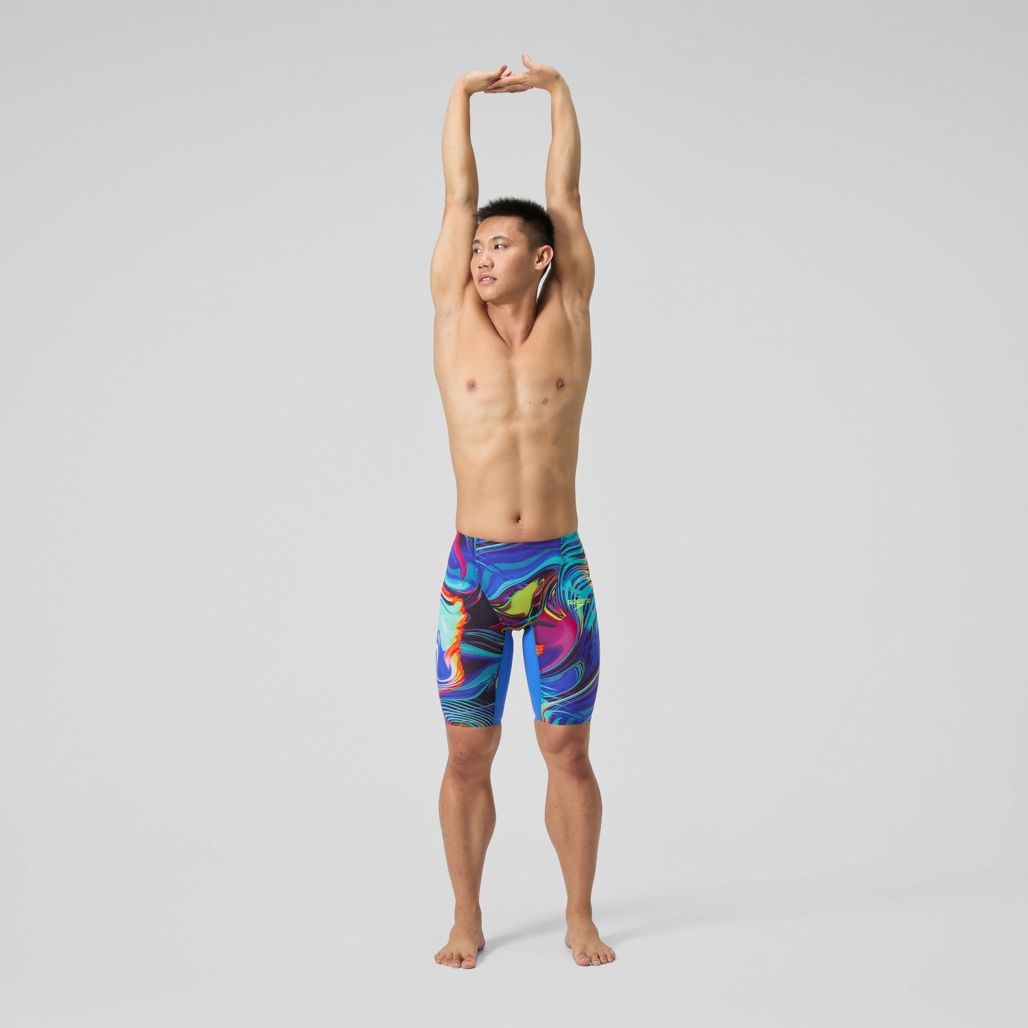 Fastskin LZR Pure Valor 2.0 High Waist Jammer Blue/Pink - Speedo