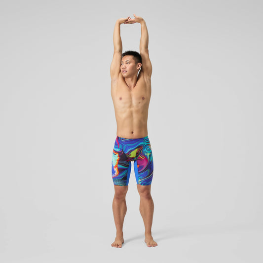 Fastskin LZR Pure Valor 2.0 High Waist Jammer Blue/Pink - Speedo