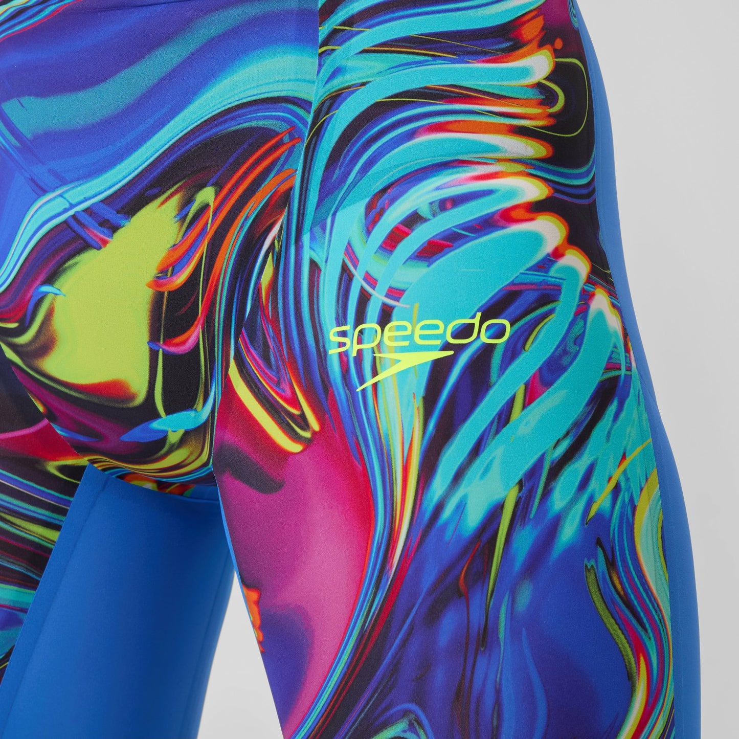 Fastskin LZR Pure Valor 2.0 High Waist Jammer Blue/Pink - Speedo