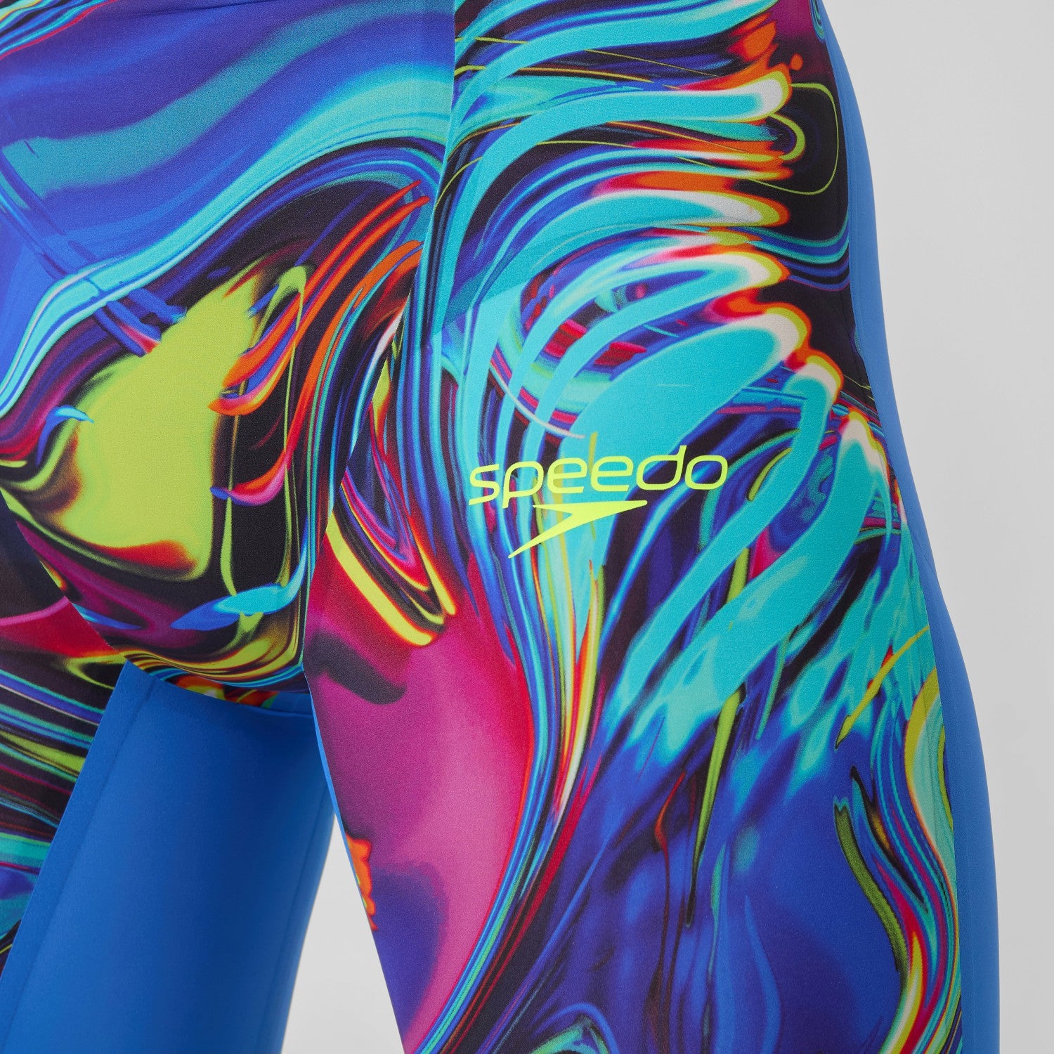 Fastskin LZR Pure Valor 2.0 High Waist Jammer Blue/Pink - Speedo