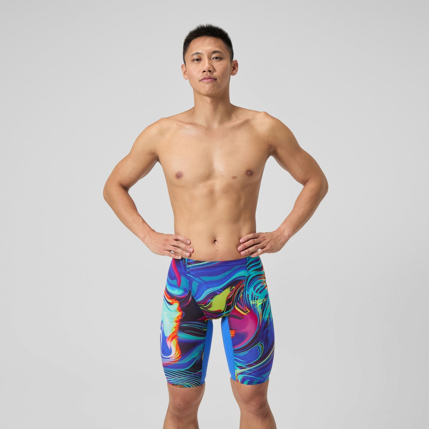 Fastskin LZR Pure Valor 2.0 High Waist Jammer Blue/Pink - Speedo