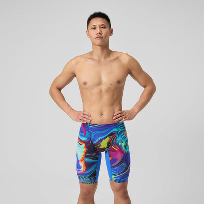 Fastskin LZR Pure Valor 2.0 High Waist Jammer Blue/Pink - Speedo