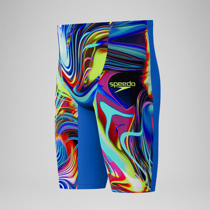 Fastskin LZR Pure Valor 2.0 High Waist Jammer Blue/Pink - Speedo