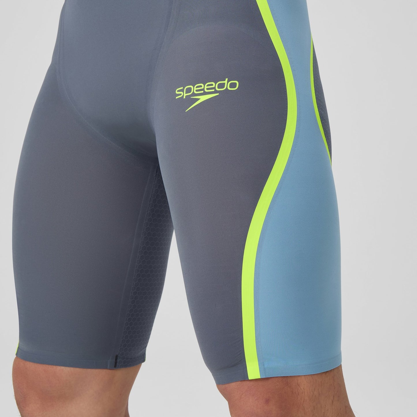Fastskin LZR Pure Intent 2.0 High Waist Jammer Grey/Blue - Speedo