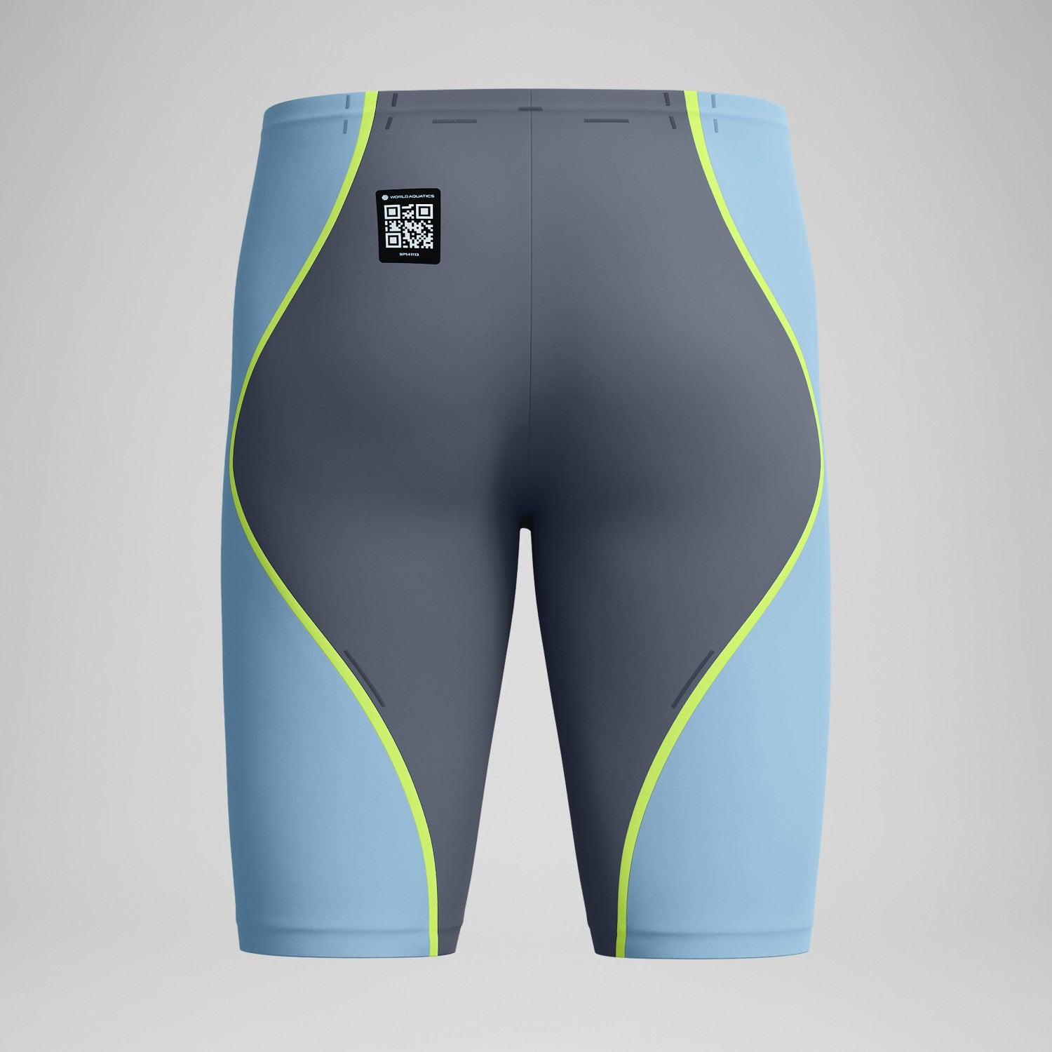 Fastskin LZR Pure Intent 2.0 High Waist Jammer Grey/Blue - Speedo