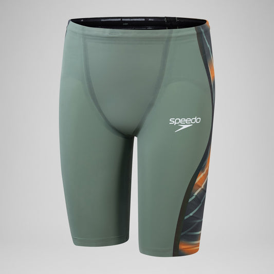 Fastskin LZR Pure Intent 2.0 High Waist Jammer Green/Orange - Speedo