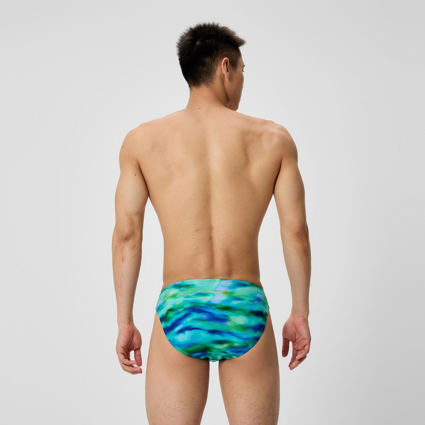 Club Training Printed Brief Green/Blue - Speedo