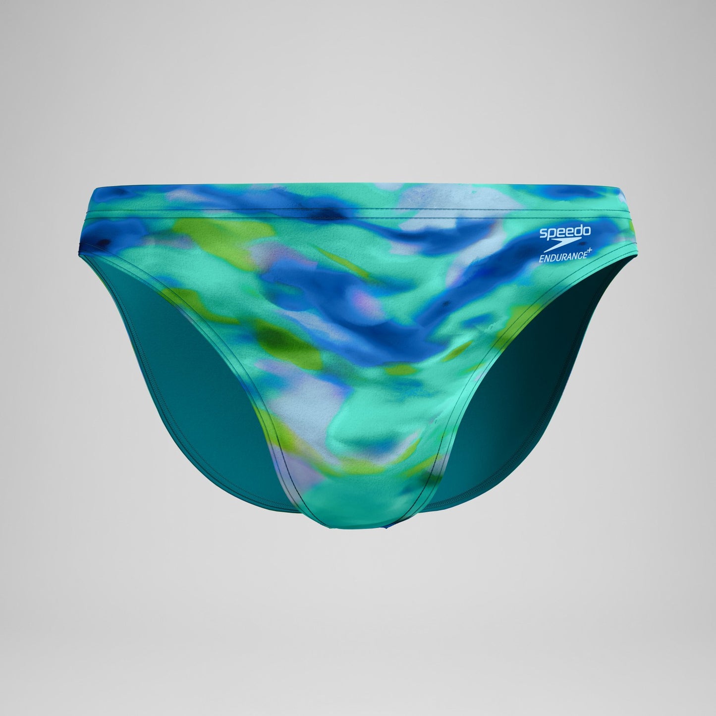 Club Training Printed Brief Green/Blue - Speedo