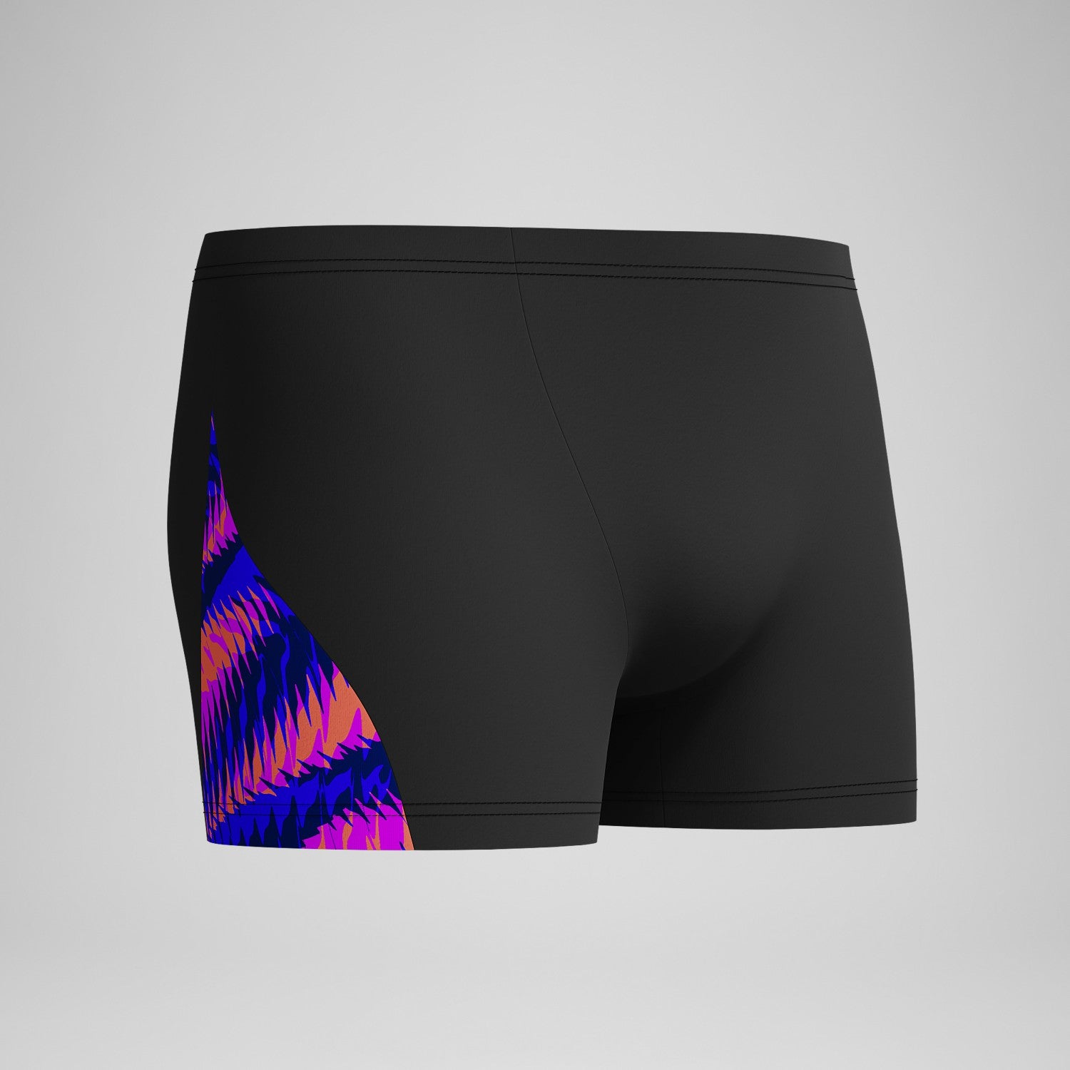 Club Training Printed V-Cut Aquashorts Black/Pink - Speedo