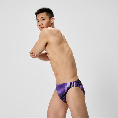 Club Training Printed Brief Purple - Speedo