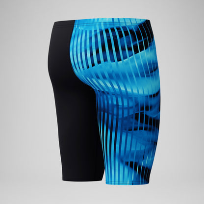 Club Training Printed Jammer Blue/Black - Speedo