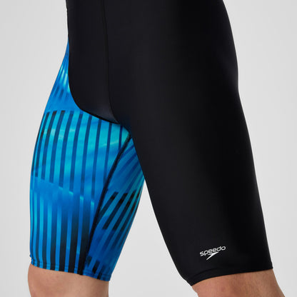 Club Training Printed Jammer Blue/Black - Speedo