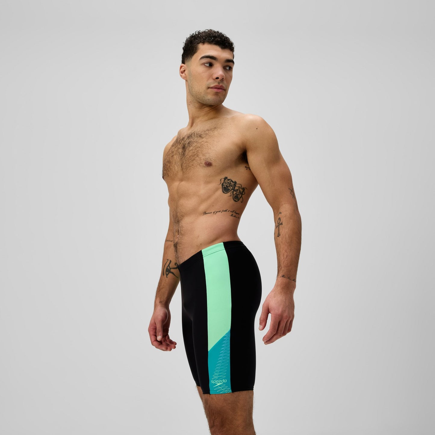 Dive Panel Jammer Black/Turquoise - Speedo
