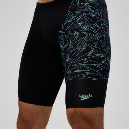Hyperboom Splice Jammer Black/Green - Speedo