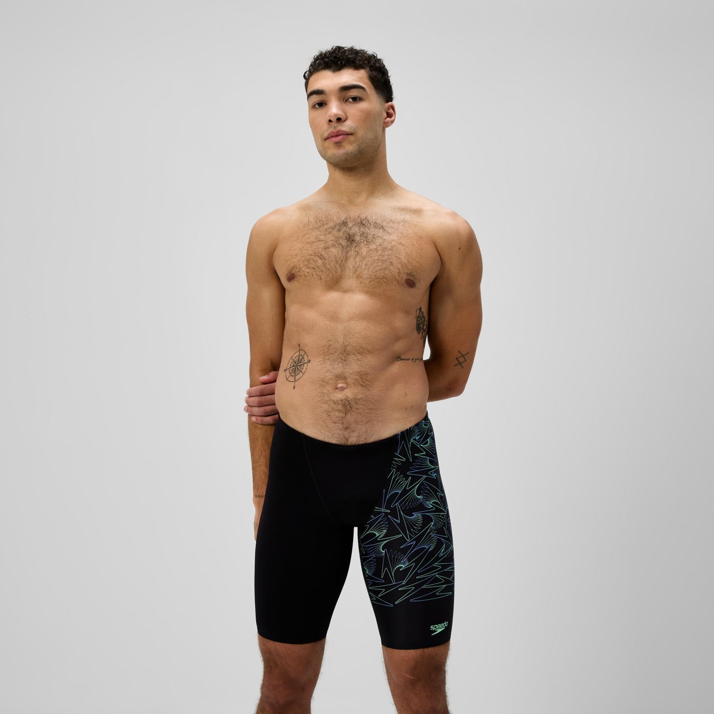 Hyperboom Splice Jammer Black/Green - Speedo