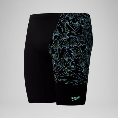 Hyperboom Splice Jammer Black/Green - Speedo