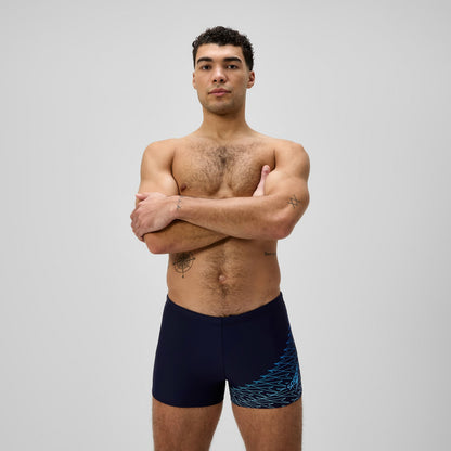 Medley Logo Aquashorts Navy/Blue - Speedo