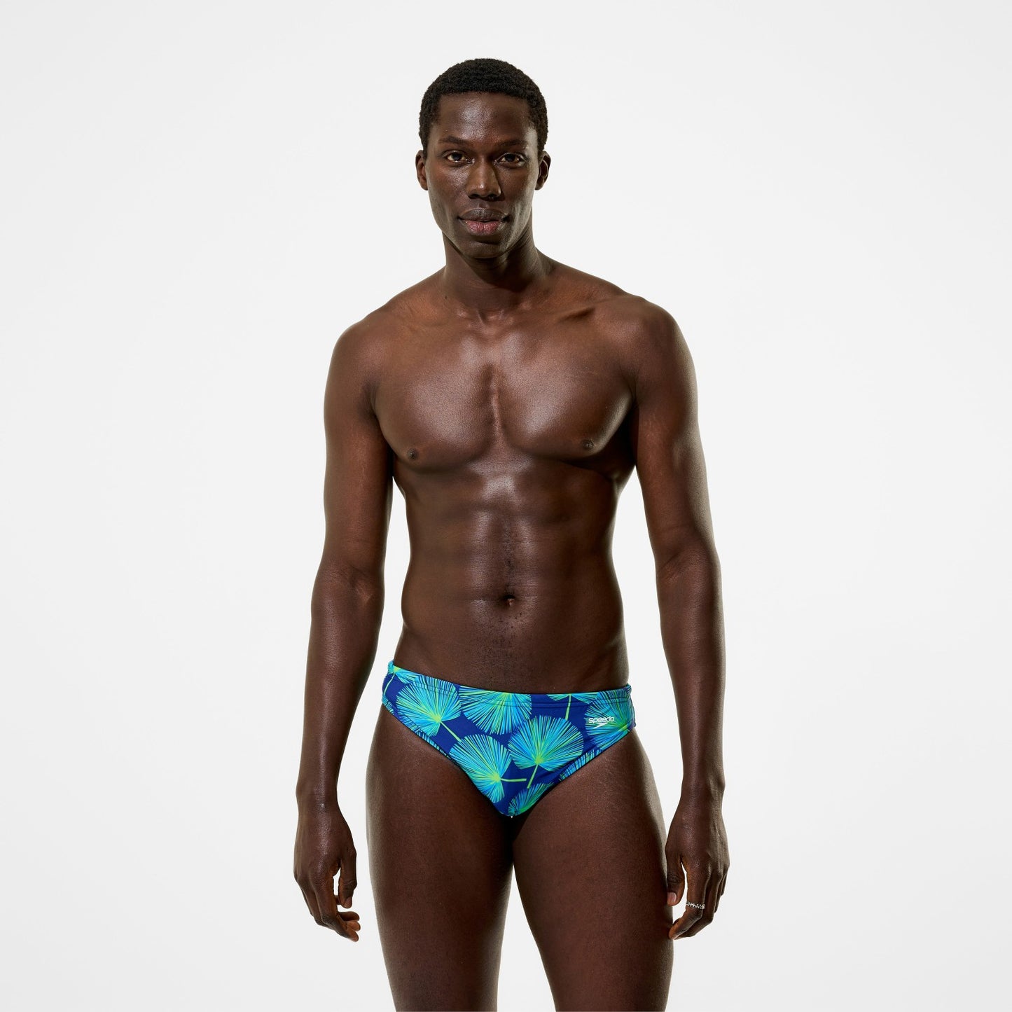 The Speedo Printed Briefs Blue/Green - Speedo