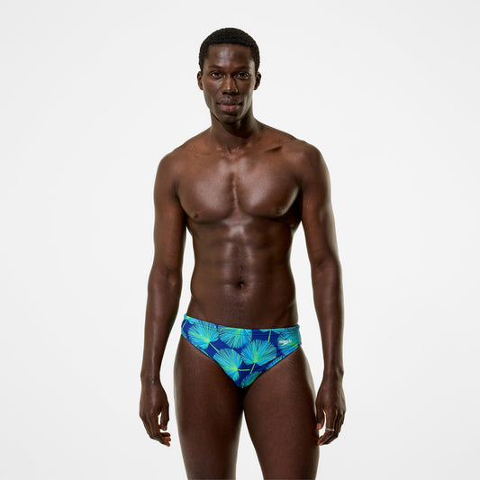 The Speedo Printed Briefs Blue/Green - Speedo