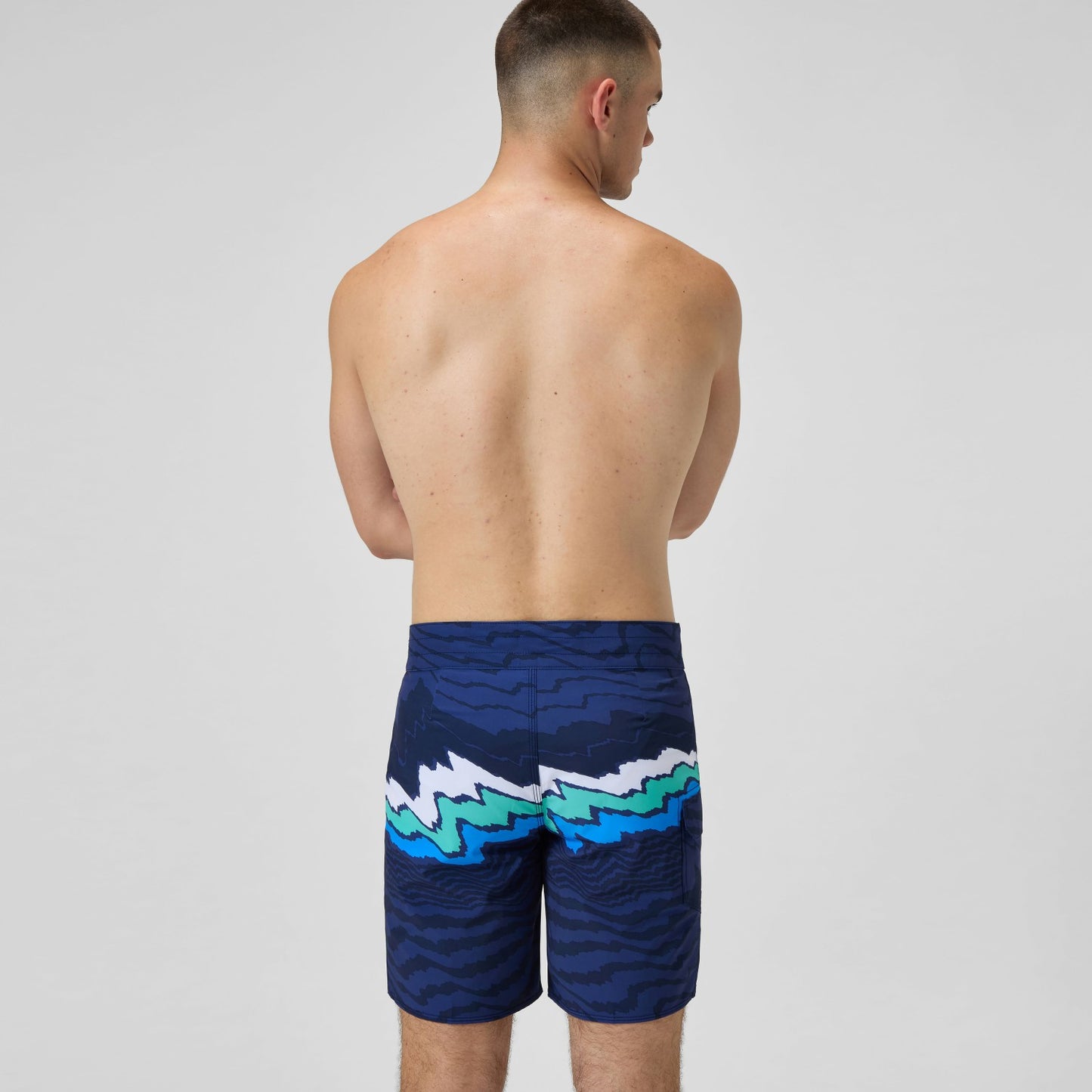 Lookout Printed Swim Shorts Navy/Blue - Speedo