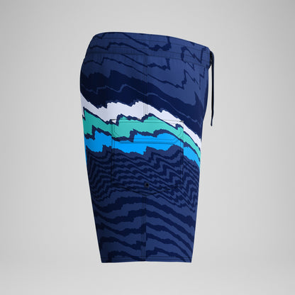 Lookout Printed Swim Shorts Navy/Blue - Speedo
