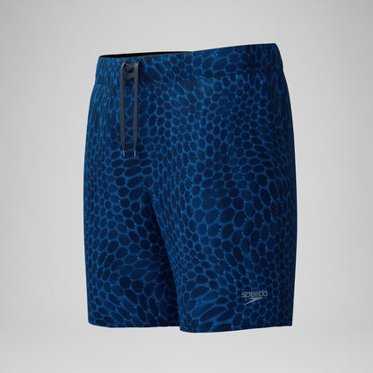 Lookout Printed Boardshorts Navy/Blue - Speedo