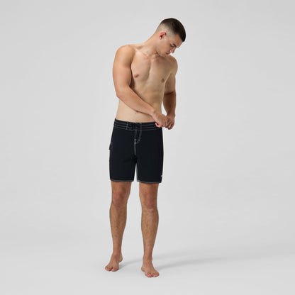Lookout Solid Boardshorts Black/Dark Grey - Speedo