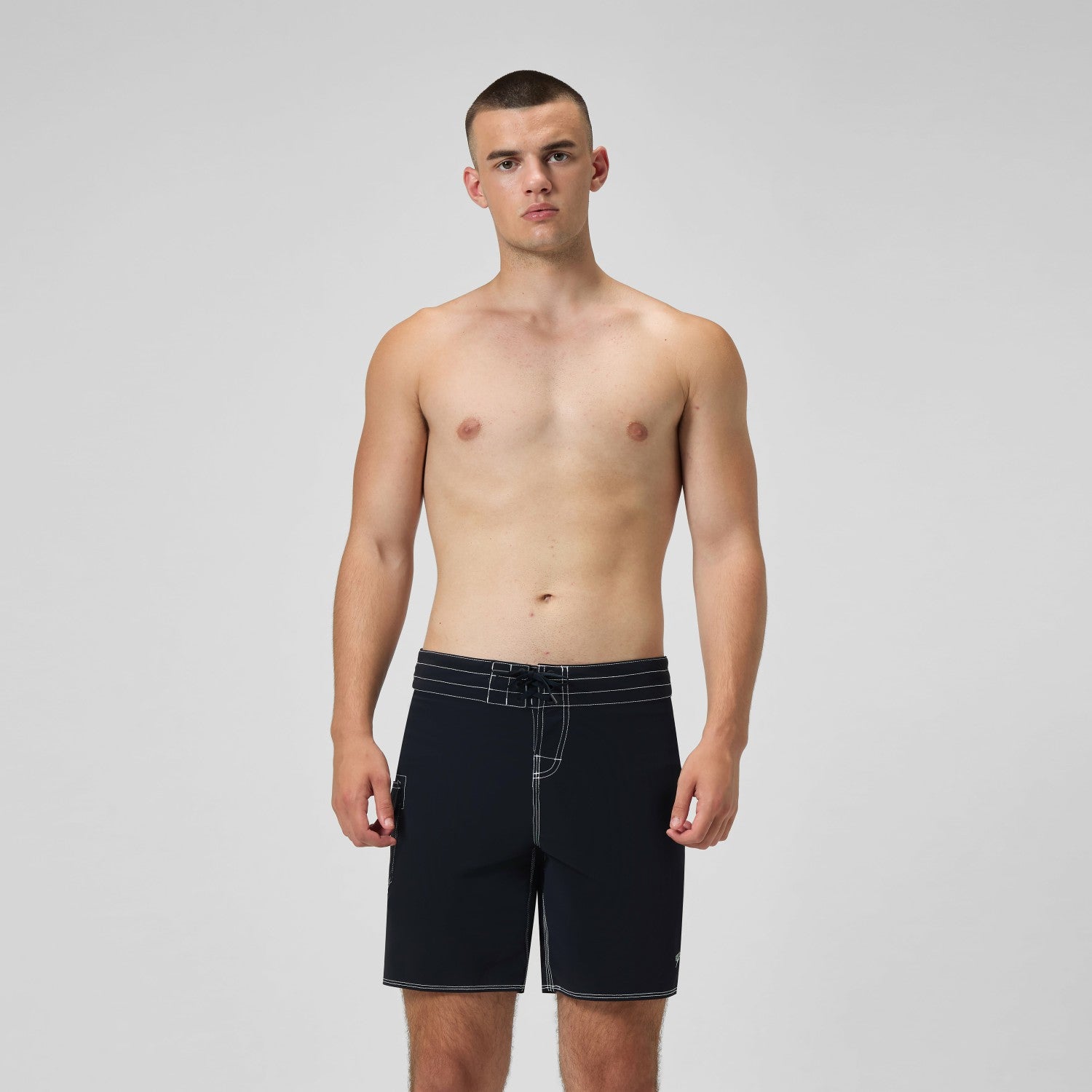 Lookout Solid Boardshorts Black/Dark Grey - Speedo