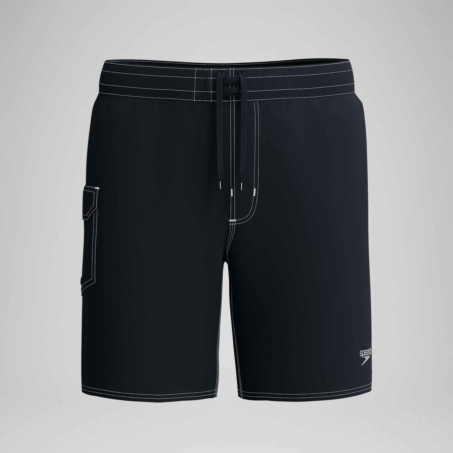 Lookout Solid Boardshorts Black/Dark Grey - Speedo