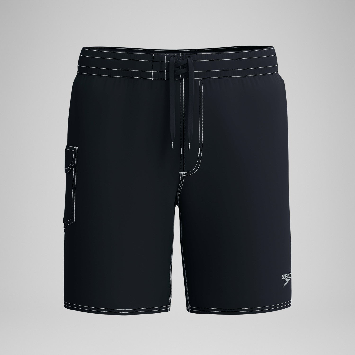 Lookout Solid Boardshorts Black/Dark Grey - Speedo