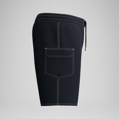 Lookout Solid Boardshorts Black/Dark Grey - Speedo