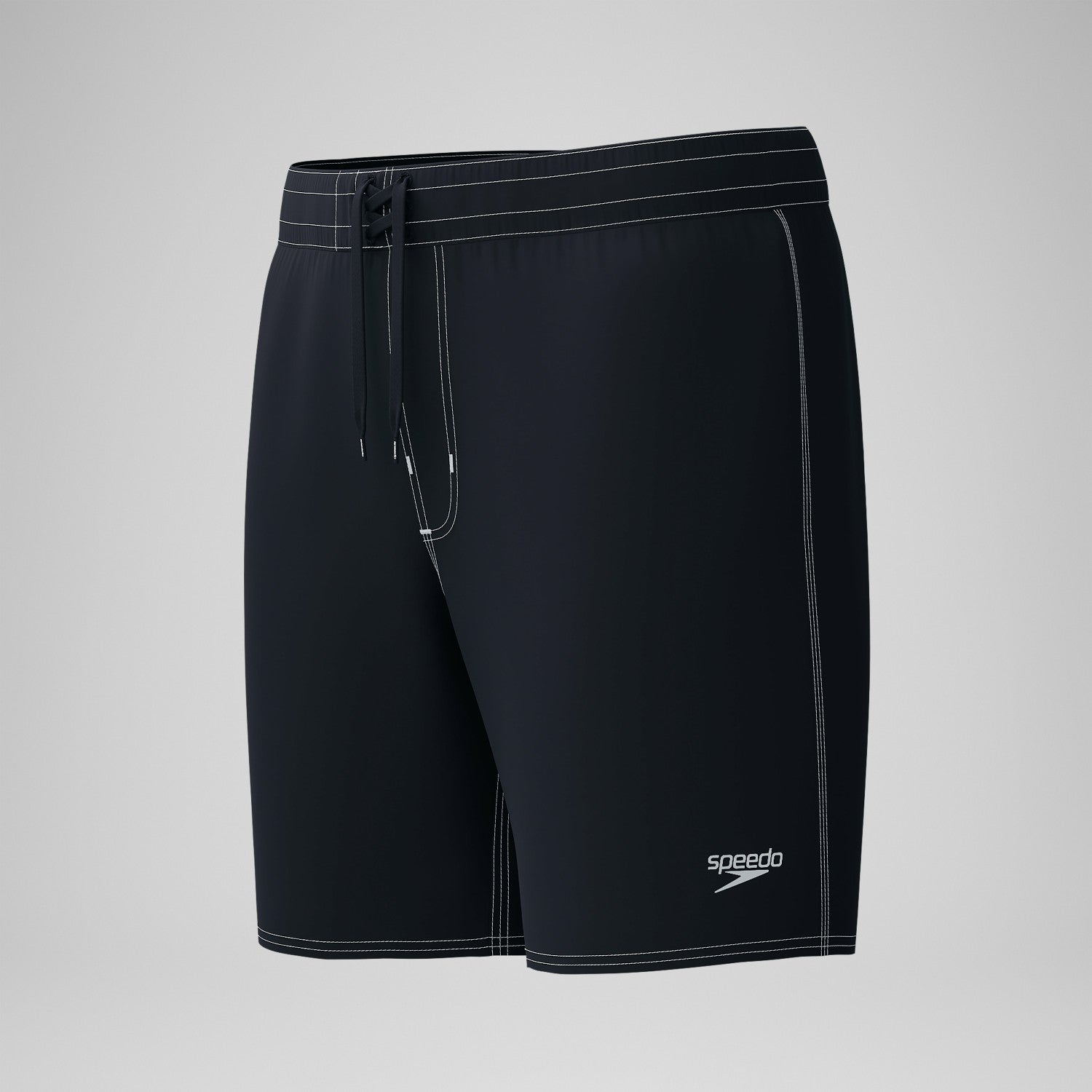 Lookout Solid Boardshorts Black/Dark Grey - Speedo