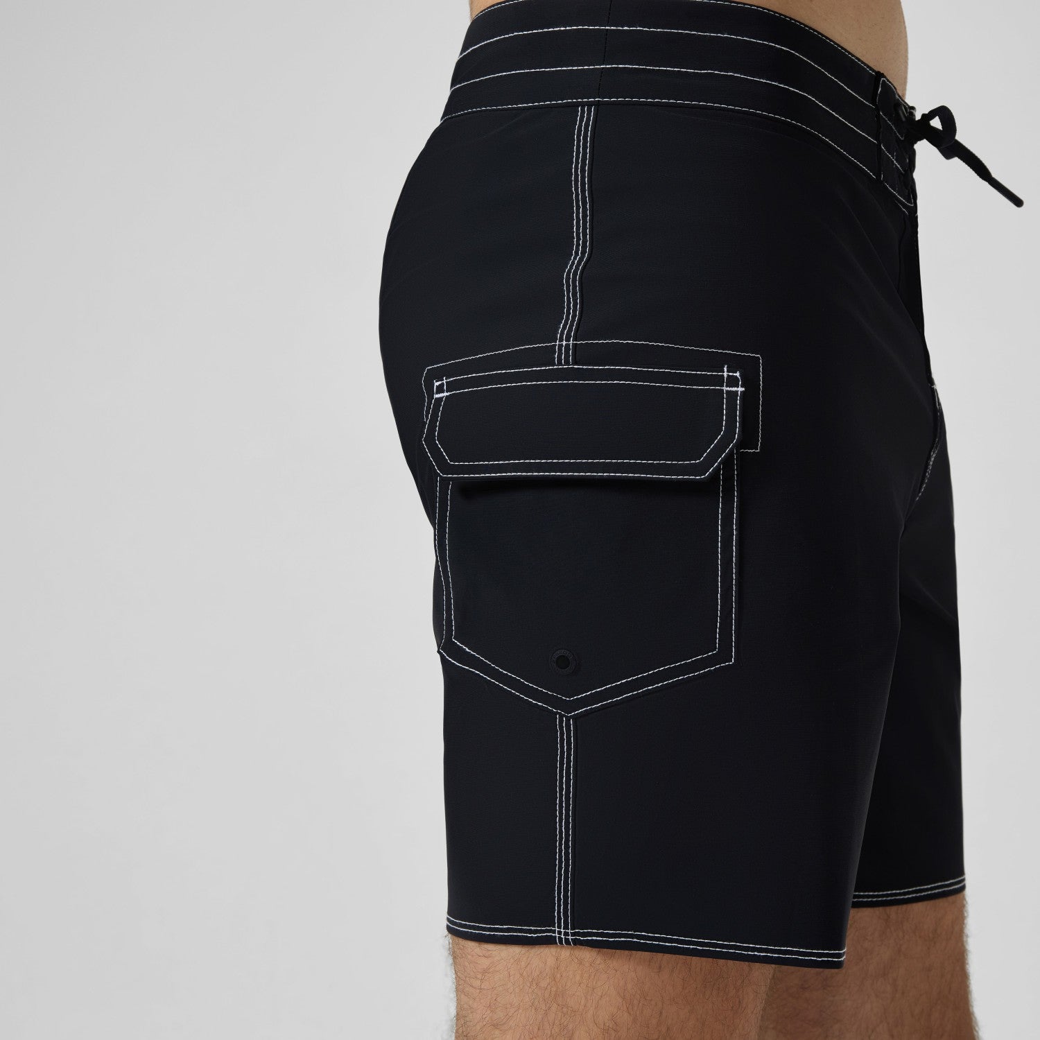 Lookout Solid Boardshorts Black/Dark Grey - Speedo