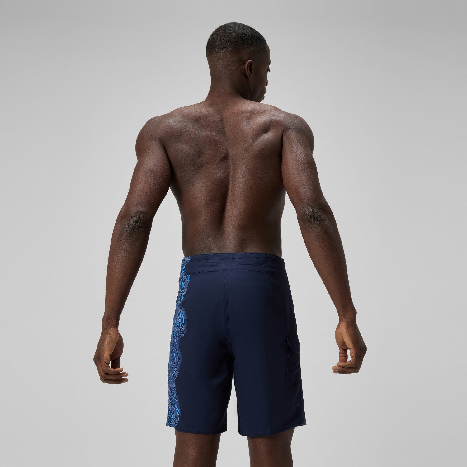 Lookout Printed Boardshorts Navy/Blue - Speedo