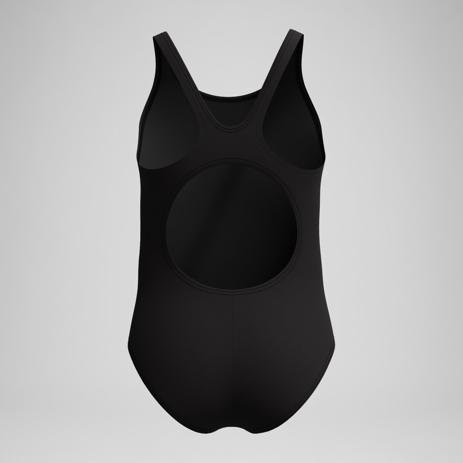 Girls' Placement Muscleback Swimsuit Black/Pink - Speedo