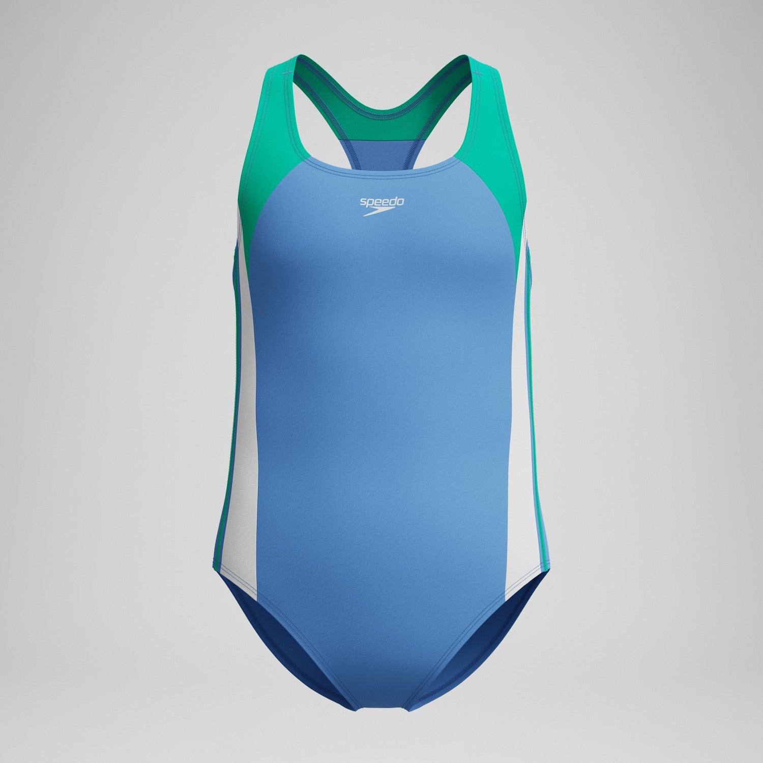 Girls Infinity Splice Swimsuit Blue - Speedo