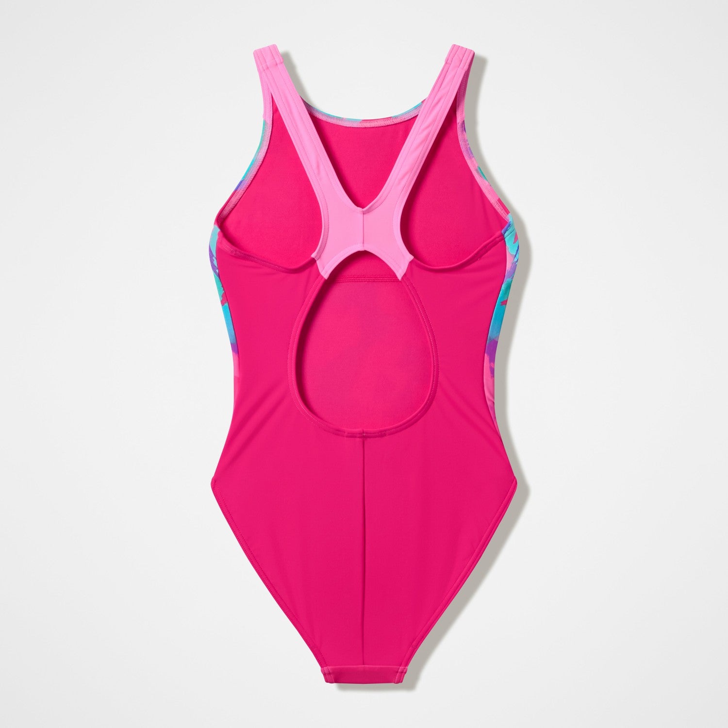 Girls Printed Pulseback One Piece Pink - Speedo