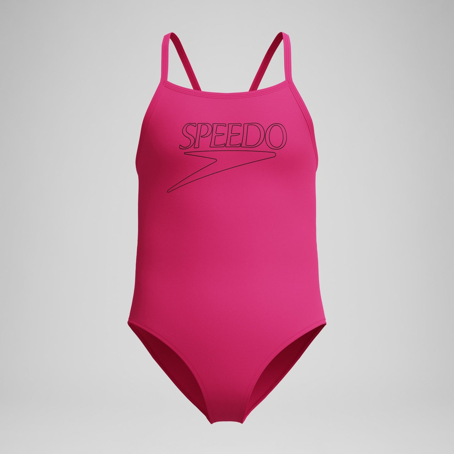 Girls Endurance+ Logo Thinstrap Swimsuit Pink - Speedo
