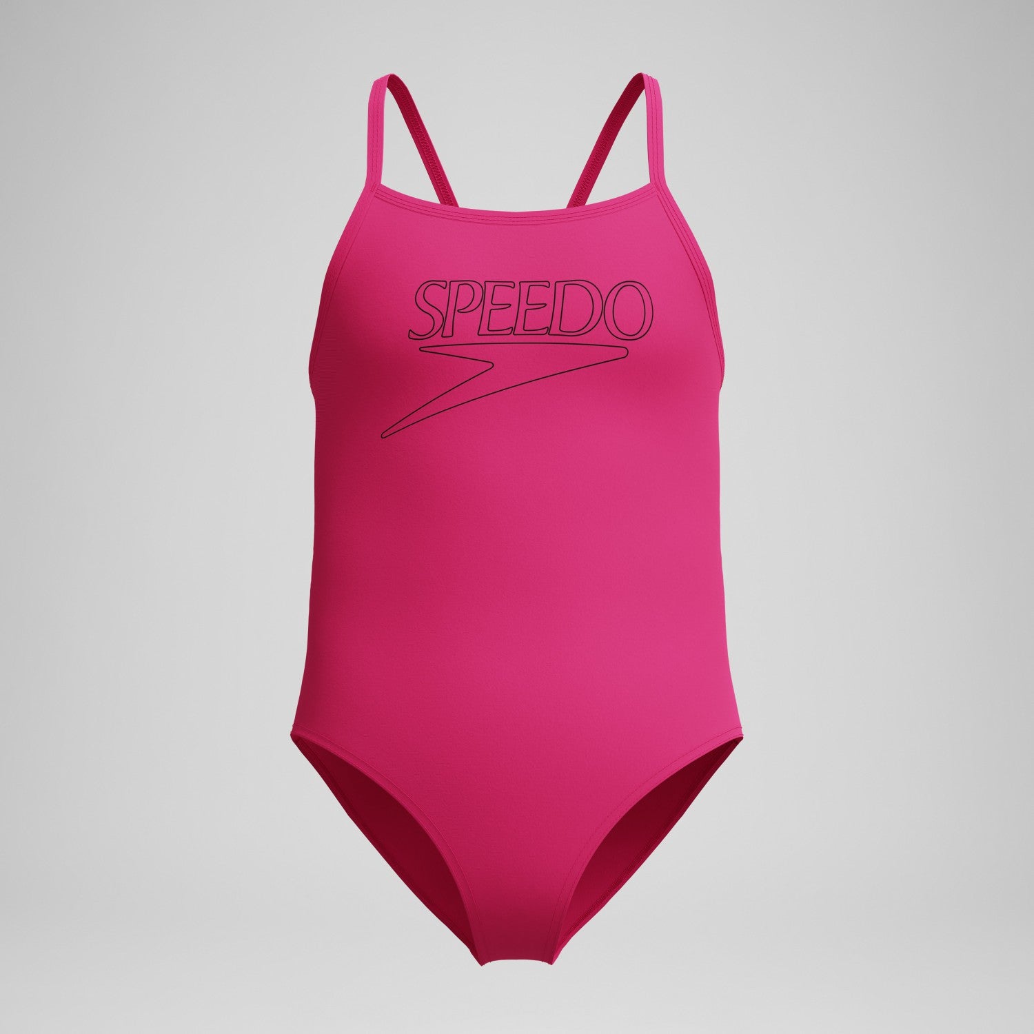 Girls Endurance+ Logo Thinstrap Swimsuit Pink - Speedo