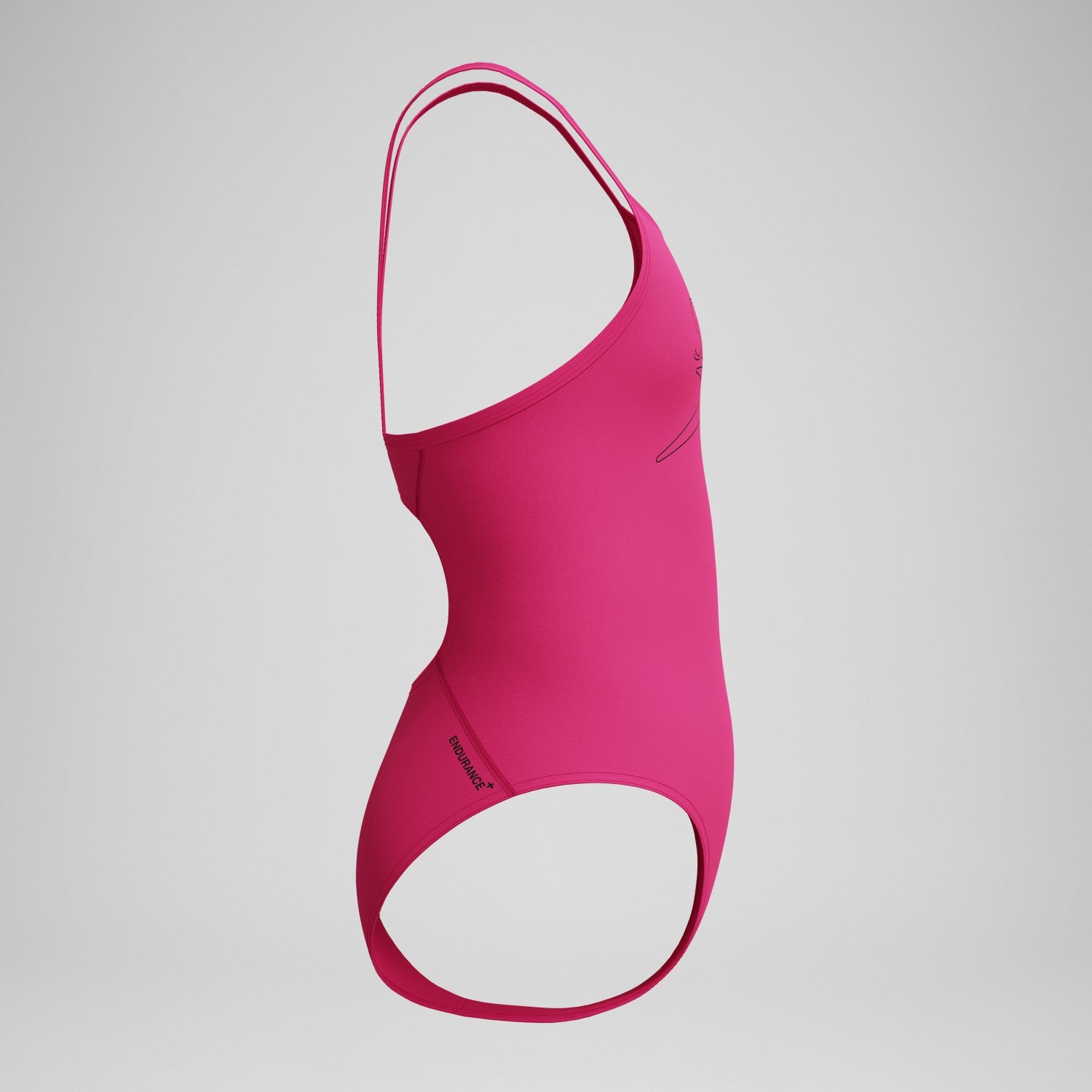 Girls Endurance+ Logo Thinstrap Swimsuit Pink - Speedo