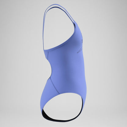 Girls Endurance+ Logo Thinstrap Swimsuit Purple - Speedo