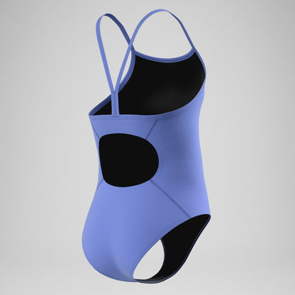 Girls Endurance+ Logo Thinstrap Swimsuit Purple - Speedo