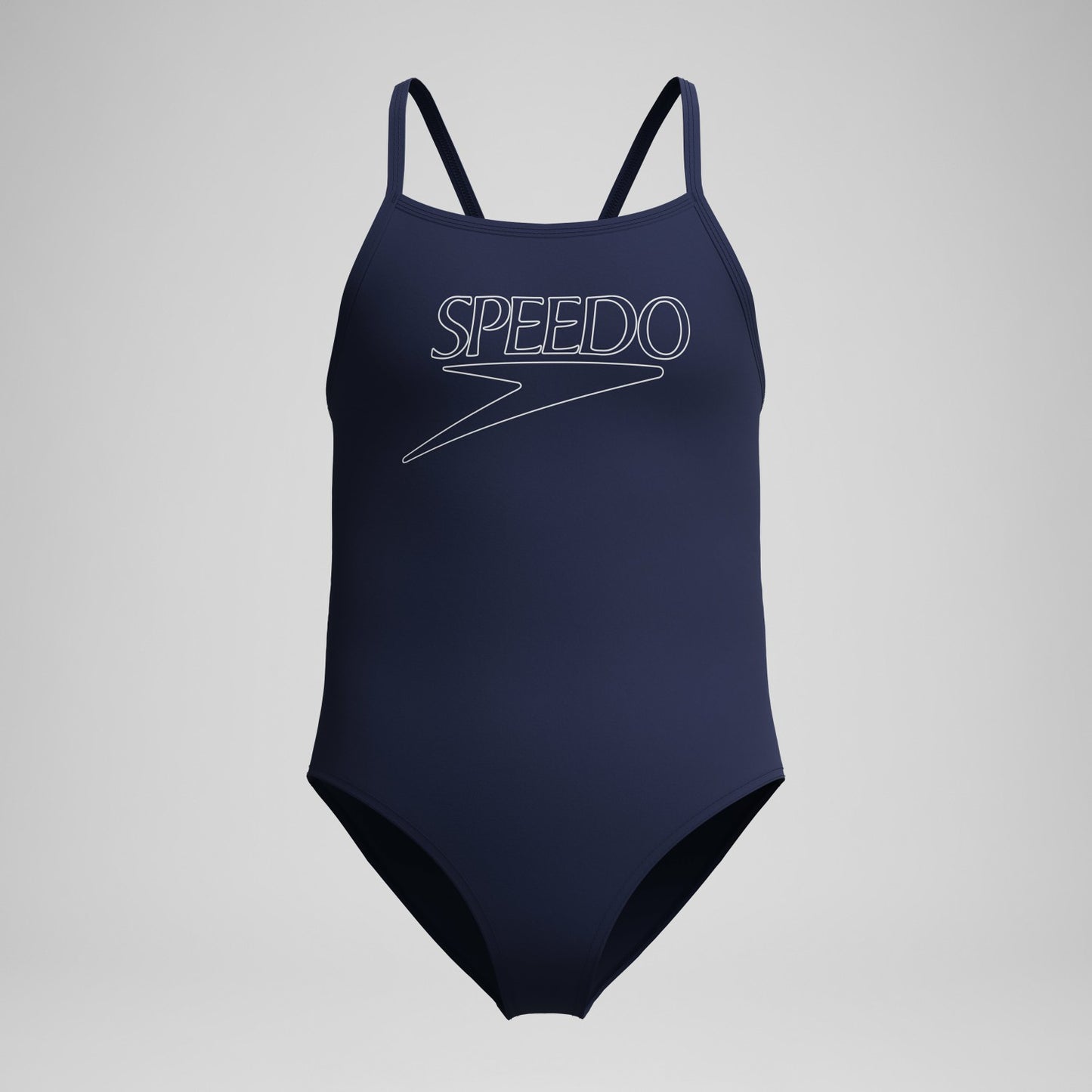 Girls Endurance+ Logo Thinstrap Swimsuit Navy - Speedo