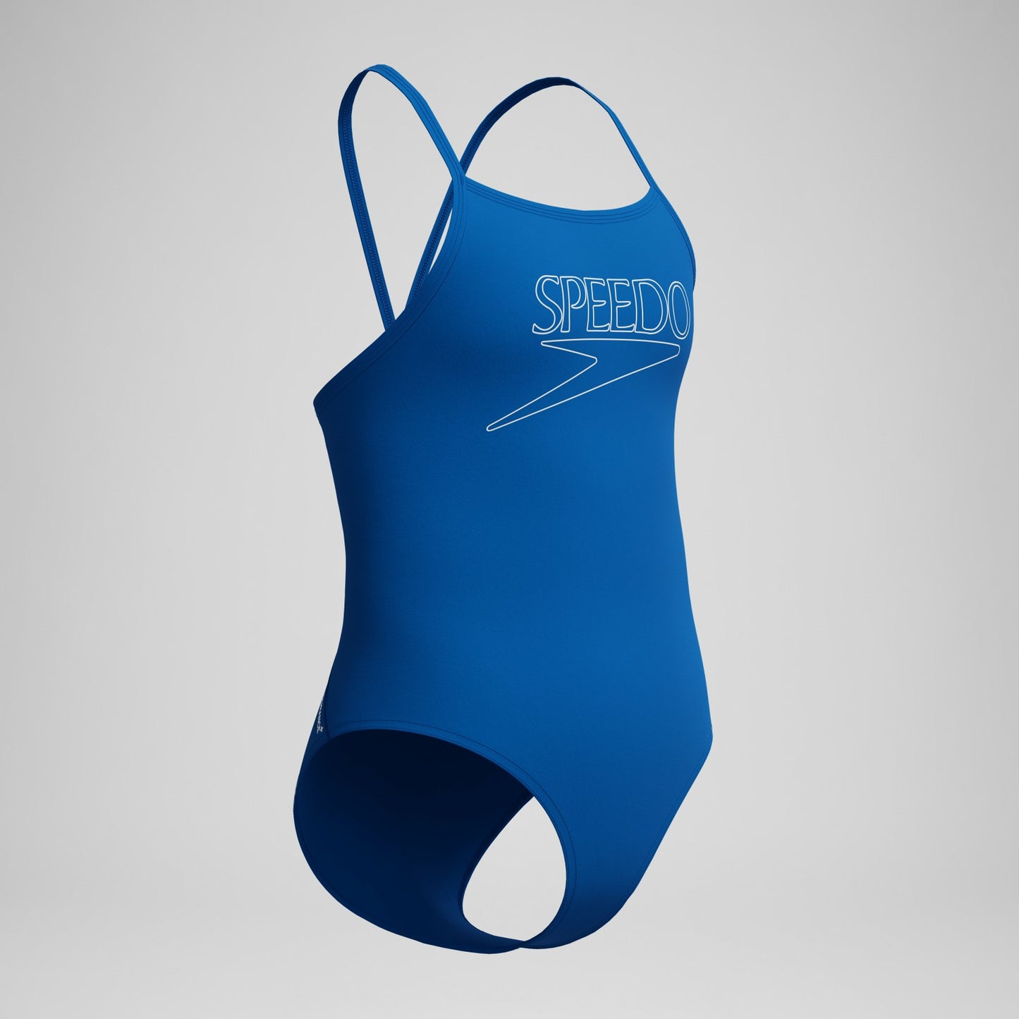 Girls Endurance+ Logo Thinstrap Swimsuit Blue - Speedo